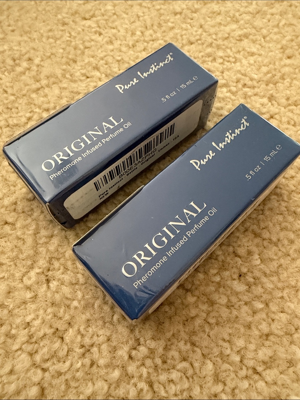 Pure Instinct, Original Pheromone Infused Perfume Oil - NIB set of 2